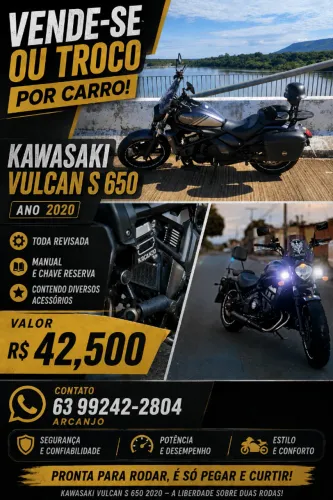 Vendo ou troco por outra moto ou carro.