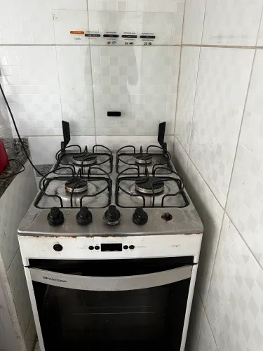 Fogão Brastemp 4 Bocas | 3 Bocas Funcionando + Forno Perfeito