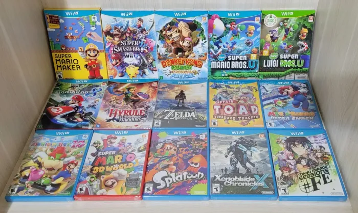 Jogos Nintendo Wii U Novos e Lacrados - Preços na Descrição