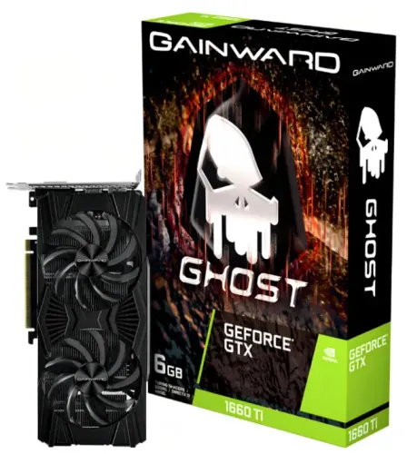 GTX 1660 TI GAINWARD GHOST USADA FUNCIONANDO PERFEITAMENTE + ENVIO PARA TODO BRASIL