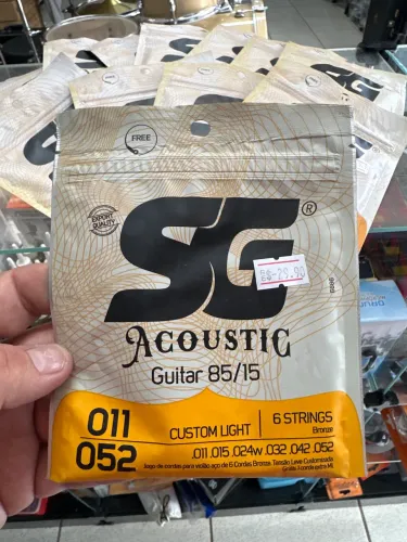 Cordas para violão SG aço 0.11