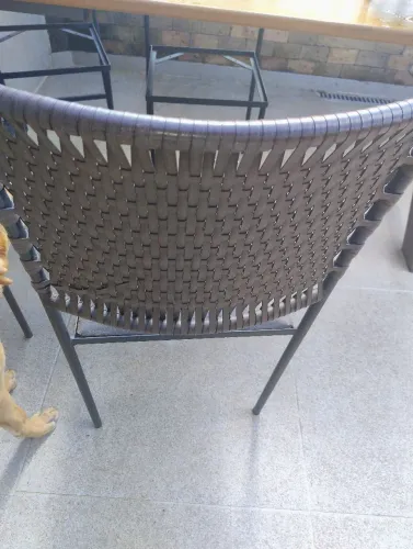 Vendo cadeiras em fibra e ferro 