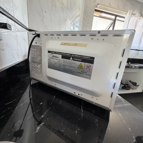 Microondas Mídea 31 litros branco/ Espelhado