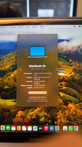 Macbook Air 2019 i5 16/256 Perfeito estado