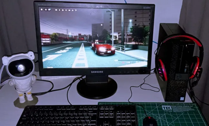 PC Gamer completo com Cadeira giratória e demais Acessórios extras