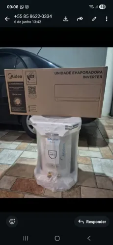 Ar condicionado Inverter Midea 12mil btus Novo
