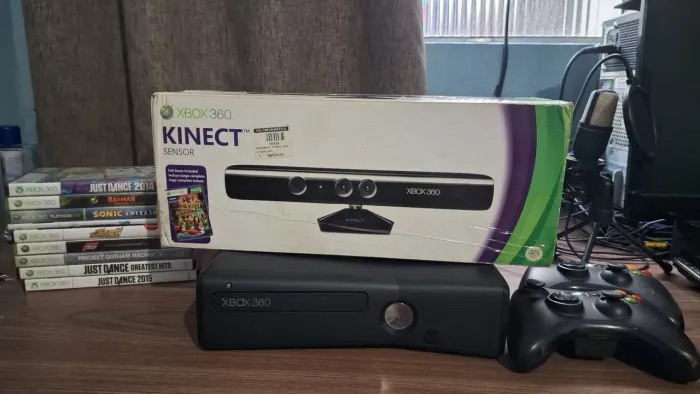 Xbox 360 + kinect + jogos