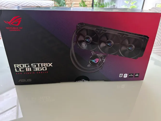 Water cooler asus rog strix lc III 360