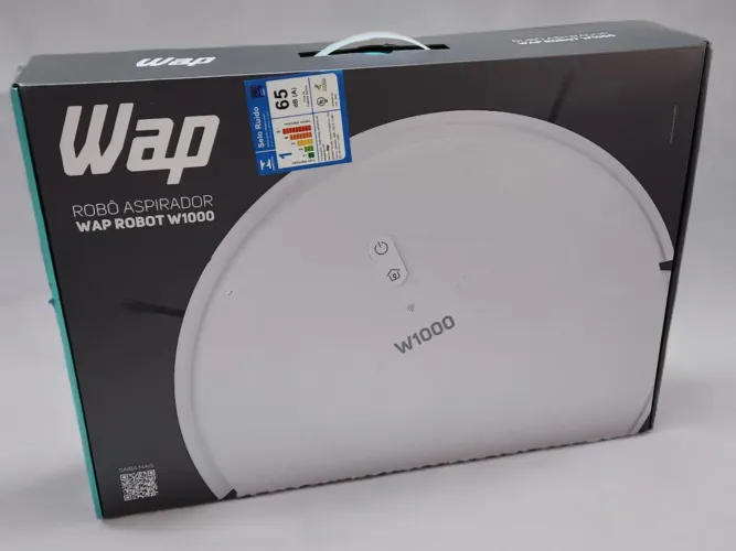 Robô Aspirador WAP W1000 compatível com Alexa/Google