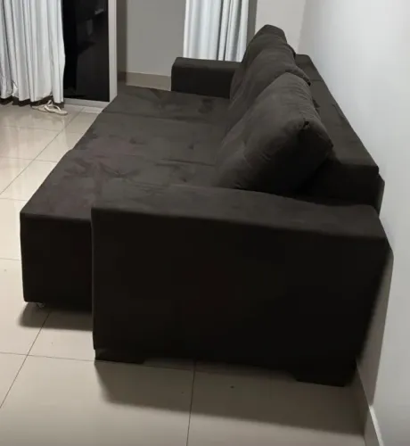 Sofá 3 lugares retrátil 