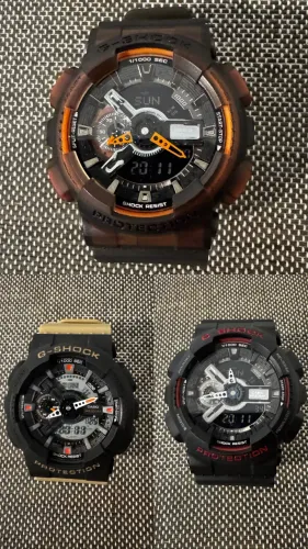 Vende-se kit com 3 Relógios G-Shock masculinos - Linha Premium (NOVOS)