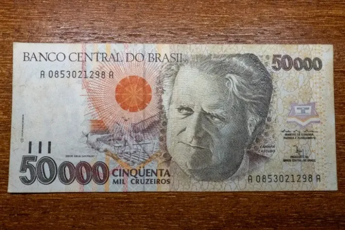 Nota/céd. De Cr$ 50.000,00 - Bumba Meu Boi - Fe (impecável)