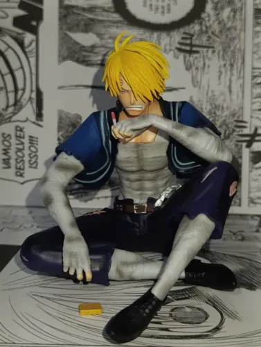 OPORTUNIDADE | Figure Sanji One Piece Machucado