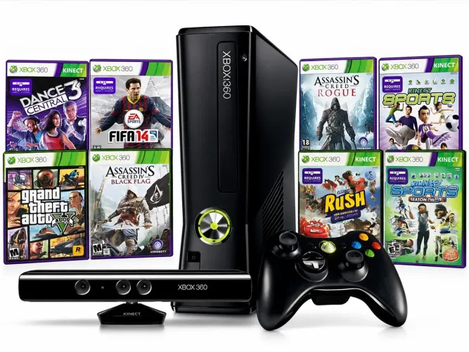 VENDO XBOX 360 COM KINECT