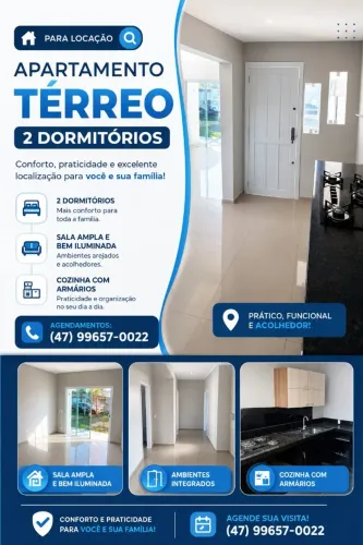 APARTAMENTO TÉRREO 2 DORMITÓRIOS - CAMBORIÚ