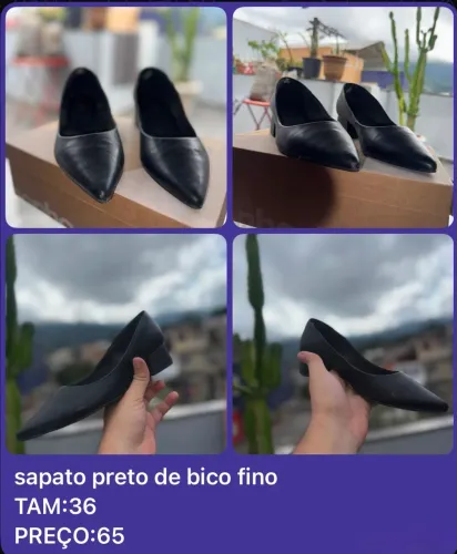Sapatos e sandália variados em ótimos estado