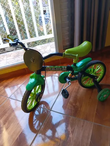 Bicicleta Infantil Aro 12 Black Nathor