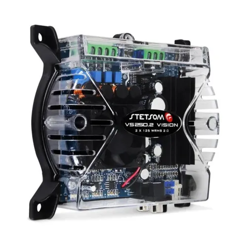 Módulo Amplificador Digital Stetsom Vision VS250.2 2 Canais 250w Rms 2 Ohms