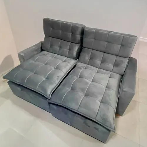 Sofá Royale Retrátil e Reclinável 2m - Entrega Grátis Fortaleza