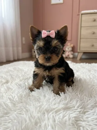 Yorkshire Terrier Fêmea Apaixonante