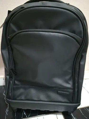 Mochila grande de rodinhas executiva preta - BAGAGGIO
