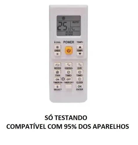 Controle Remoto Universal de Ar Condicionado