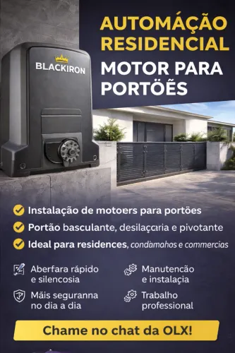 AUTOMAÇÃO RESIDENCIAL - MOTOR PARA PORTÕES ?