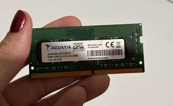 4GB Memória Ram DDR4 3200Mhz - Notebook