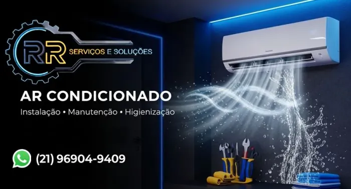 Ar condicionado, instalação, conserto, manutenção e higienização
