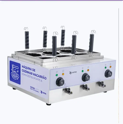 Máquina cozidora de macarrão profissional 