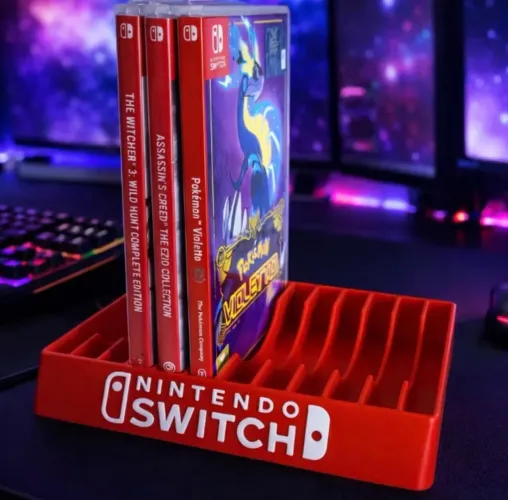 Suporte Organizador De Jogos Nintendo Switch Porta 12 Jogos