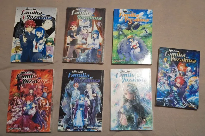 Família Yozakura - Vol. 1, 4, 5, 6, 7, 8 e 9