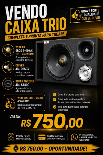 Caixa trio