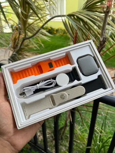 Smartwatch novo N10 ultra 4 pulseiras 