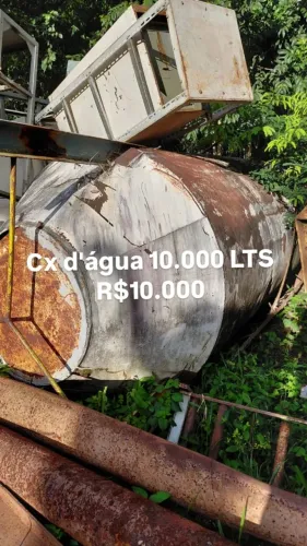 Caixa d?Água Metálica 10.000 Litros - Reservatório