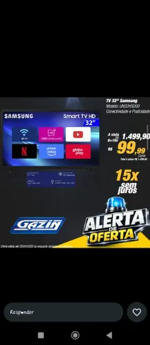Tv 32 polegadas 