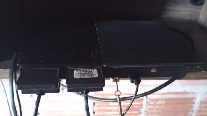 Playstation 2 Slim Completo + Adaptador HDMI e 2 Controles