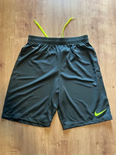 Shorts Calção Nike Park Futebol Cinza e Amarelo