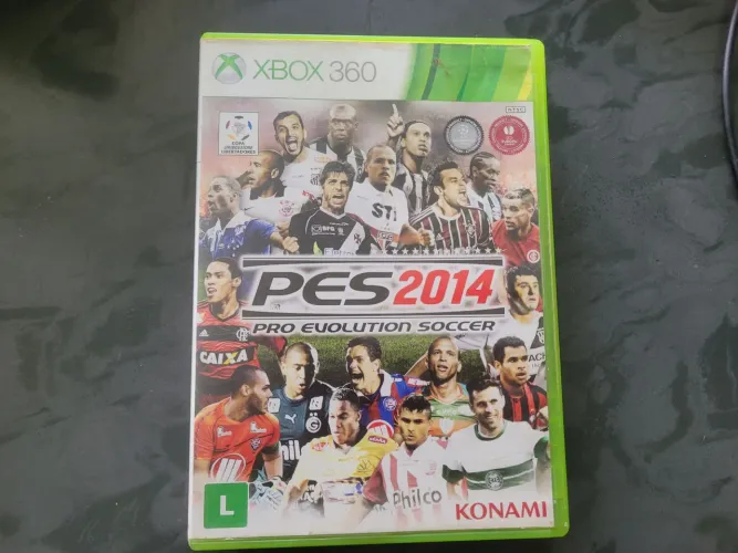 Jogo Pes 14 Pro Evolution Soccer xbox 360 original Fisico