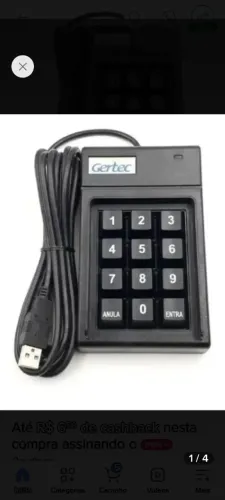 Gertec Pin Fone USB
