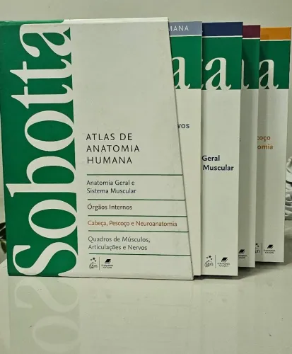 Box Sobotta Atlas de Anatomia Humana - 24ª Edição (3 Volumes + Tabela)