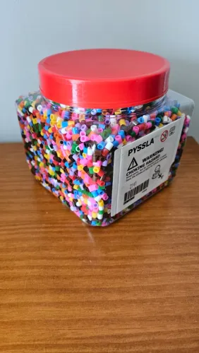 Contas beads de plástico para bijuterias, artesanato