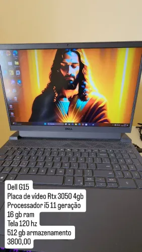 Notebook Dell G15 I5 11 Geração Rtx 3050 Nvdia 4 GB