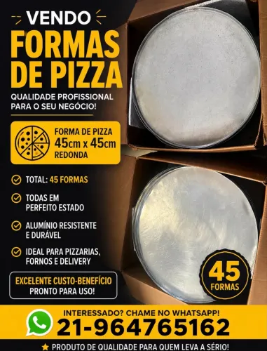 Venda 41 formas de pizza