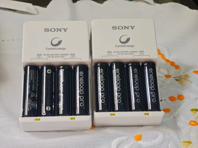 Pilhas Panasonic Eneloop recarregável