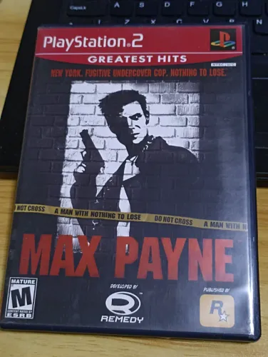Jogo Max Payne PS2 Original Completo com Manual