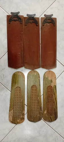 Pás de Ventilador de Teto em Madeira - Ideal para Reposição ou Restauração. Aproveite!