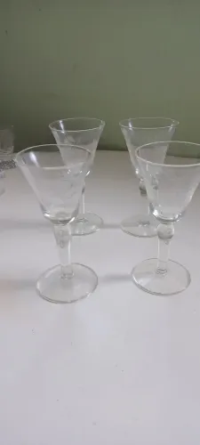 Taças vintage para serviço de apertivo/vinho do porto