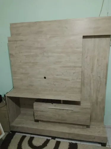 Estante painel na cor marfim