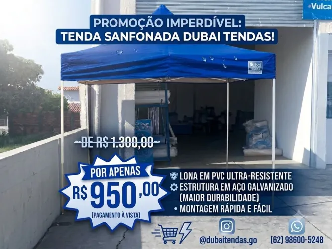 TENDA SANFONADA